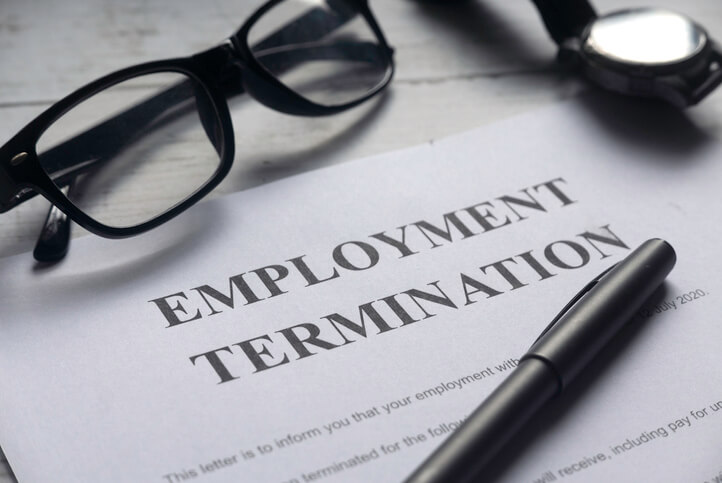 Employment termination document